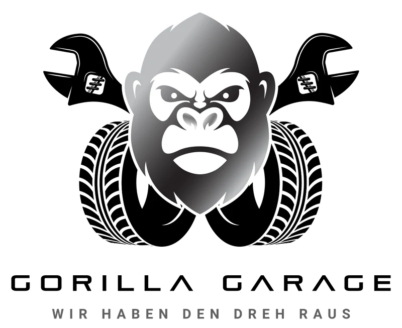 Gorilla Garage — Lockup mit Wortmarke
